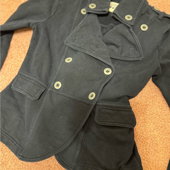 Small Converse Y2k Blue Button Pea Cost Jacket Blazer Coat Skate Skater Vintage - Picture 5 of 6